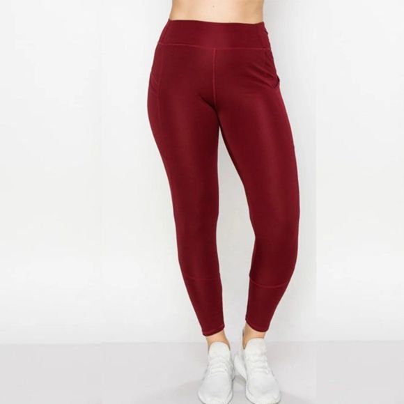 Seam Detail Pocket Legging - Everyday Legging - Affordable Legging - Legging - Picture 2 of 3